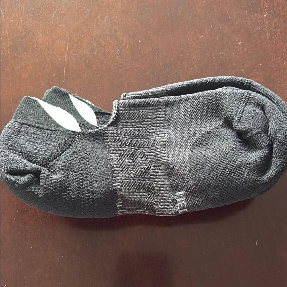 Lululemon Athletica Black no slip Socks 3 pair brand new
